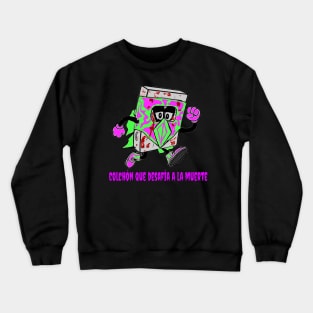 Colchón que desafía a la muerte Crewneck Sweatshirt